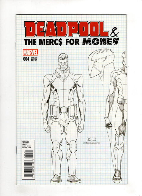 Deadpool & the Mercs For Money, Vol. 1 #4 (Cvr B) (2016) Incentive Mike Hawthorne Design Variant B Incentive Mike Hawthorne Design Variant Buy & Sell Comics Online Comic Shop Toronto Canada