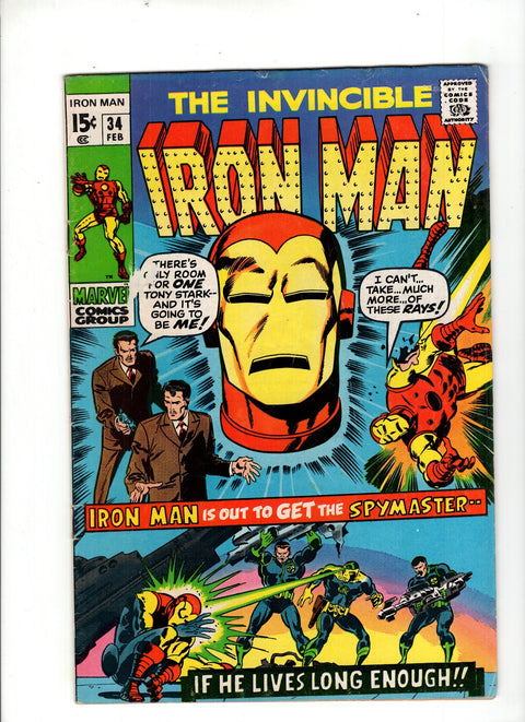 Iron Man, Vol. 1 #34 (1971) Buy & Sell Comics Online Comic Shop Toronto Canada