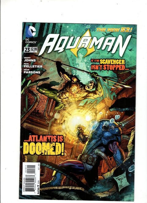 Aquaman, Vol. 7 #23 (Cvr A) (2013) Paul Pelletier A Paul Pelletier Buy & Sell Comics Online Comic Shop Toronto Canada