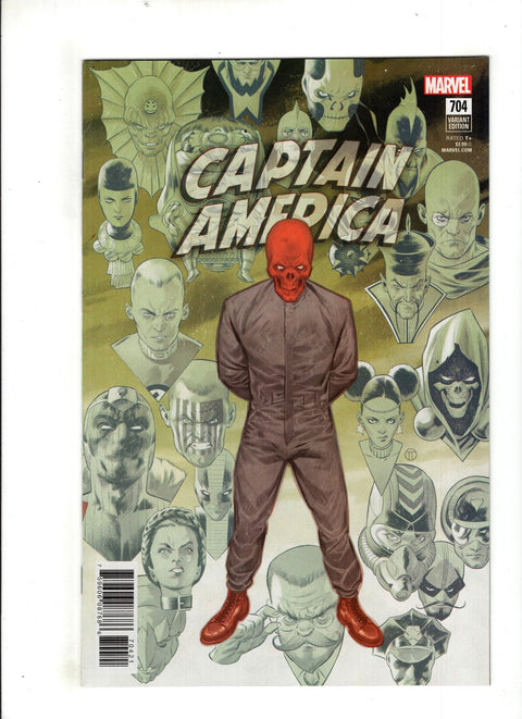 Captain America, Vol. 1 #704 (Cvr B) (2018) Variant Julian Totino Tedesco Connecting B Variant Julian Totino Tedesco Connecting Buy & Sell Comics Online Comic Shop Toronto Canada