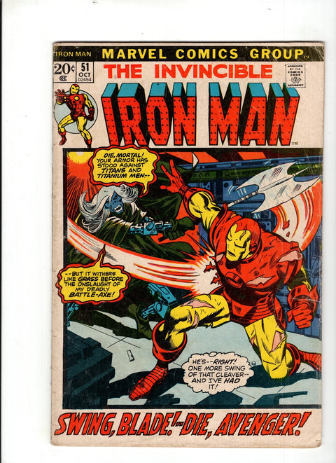 Iron Man, Vol. 1 #51 (1972) Buy & Sell Comics Online Comic Shop Toronto Canada