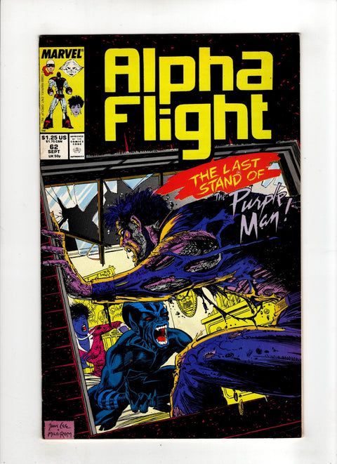 Alpha Flight, Vol. 1 #62 (1988) Buy & Sell Comics Online Comic Shop Toronto Canada