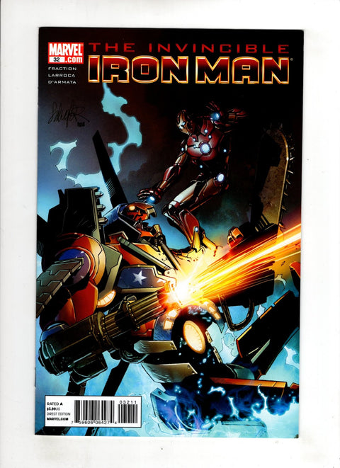 Invincible Iron Man, Vol. 1 #32 (2010) Salvador Larroca Salvador Larroca Buy & Sell Comics Online Comic Shop Toronto Canada