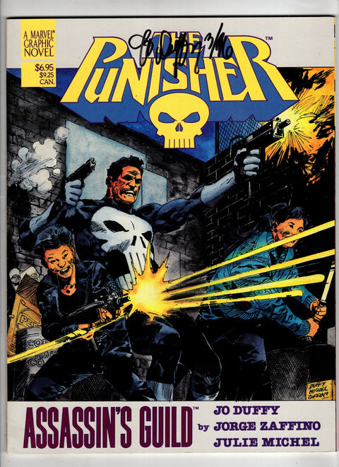Marvel Graphic Novel #40 (1988) Punisher: Assassin's Guild, Signed Punisher: Assassin's Guild, Signed Buy & Sell Comics Online Comic Shop Toronto Canada