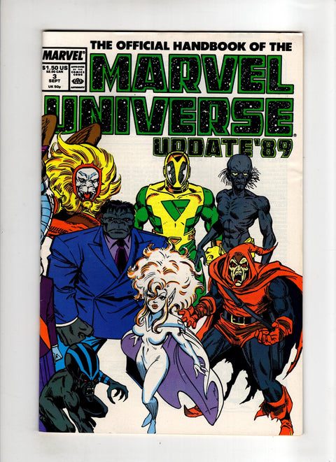 The Official Handbook of the Marvel Universe: Update '89 #3 (1989) Buy & Sell Comics Online Comic Shop Toronto Canada