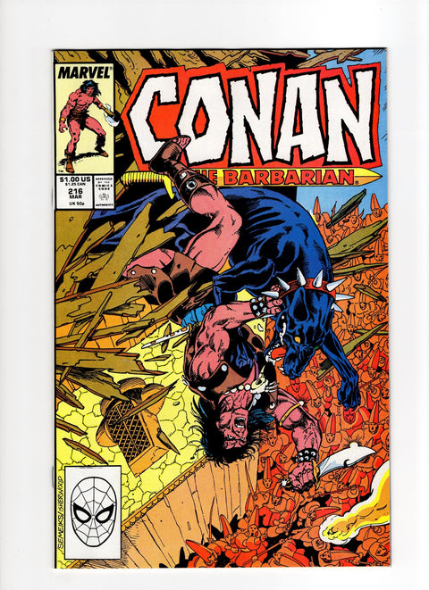 Conan the Barbarian, Vol. 1 #216 (1989) Buy & Sell Comics Online Comic Shop Toronto Canada