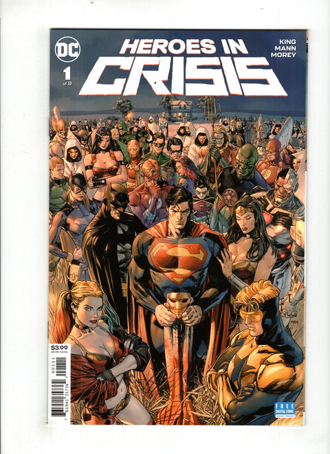 Heroes in Crisis #1 (Cvr A) (2018) Clay Mann A Clay Mann Buy & Sell Comics Online Comic Shop Toronto Canada