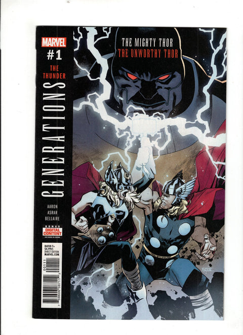 Generations: The Unworthy Thor & The Mighty Thor #1 (Cvr A) (2017) Mahmud Asrar A Mahmud Asrar Buy & Sell Comics Online Comic Shop Toronto Canada