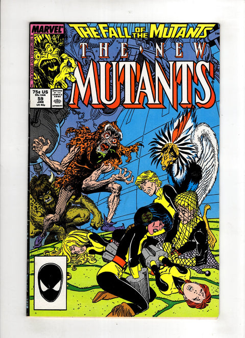New Mutants, Vol. 1 #59 (1987) Buy & Sell Comics Online Comic Shop Toronto Canada