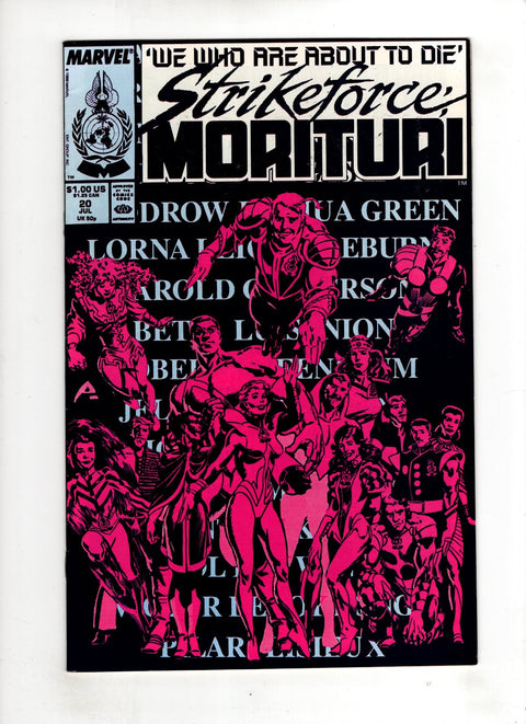 Strikeforce: Morituri #20 (1988) Buy & Sell Comics Online Comic Shop Toronto Canada