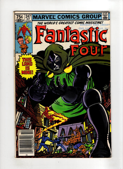 Fantastic Four, Vol. 1 #247 (1981) Stamp on cover Stamp on cover Buy & Sell Comics Online Comic Shop Toronto Canada