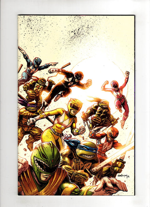 Mighty Morphin Power Rangers / Teenage Mutant Ninja Turtles, Vol. 1 #1 (Cvr AF) (2019) Kevin Eastman & Marcelo Costa FOC Variant AF Kevin Eastman & Marcelo Costa FOC Variant Buy & Sell Comics Online Comic Shop Toronto Canada