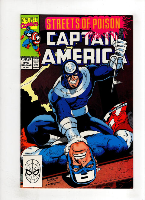 Captain America, Vol. 1 #374 (1990) Buy & Sell Comics Online Comic Shop Toronto Canada