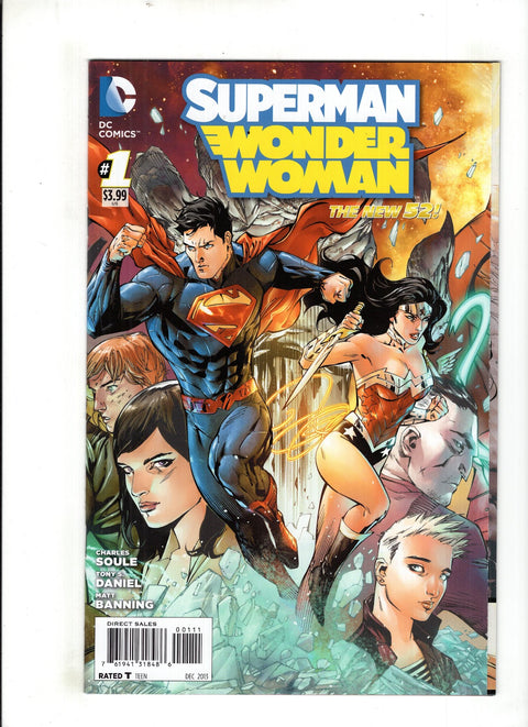Superman / Wonder Woman #1 (Cvr A) (2013) Tony Daniel Wraparound Gatefold A Tony Daniel Wraparound Gatefold Buy & Sell Comics Online Comic Shop Toronto Canada