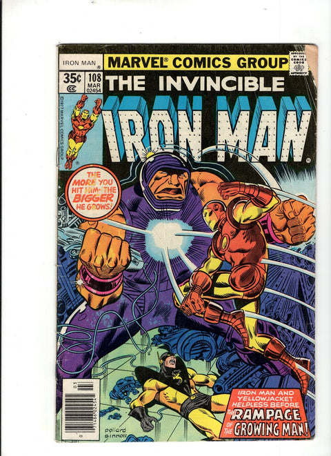 Iron Man, Vol. 1 #108 (1978) Buy & Sell Comics Online Comic Shop Toronto Canada