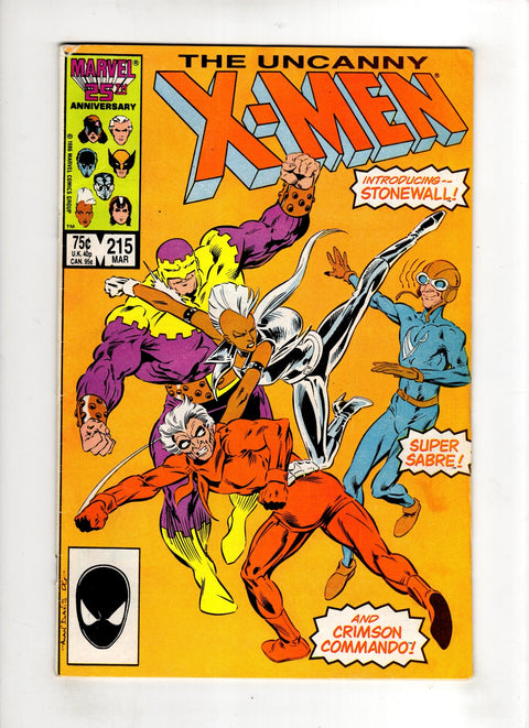 Uncanny X-Men, Vol. 1 #215 (1986) Buy & Sell Comics Online Comic Shop Toronto Canada