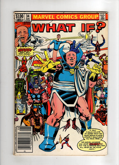 What If, Vol. 1 #34 (1982) Newsstand Edition Newsstand Edition Buy & Sell Comics Online Comic Shop Toronto Canada