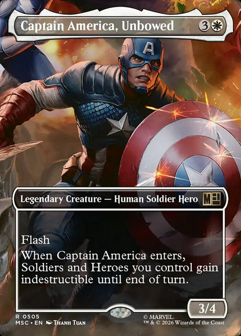 Captain America, Unbowed (Foil)