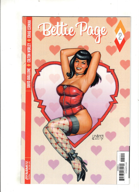 Bettie Page #2 (Cvr A) (2017) Joseph Michael Linsner A Joseph Michael Linsner Buy & Sell Comics Online Comic Shop Toronto Canada