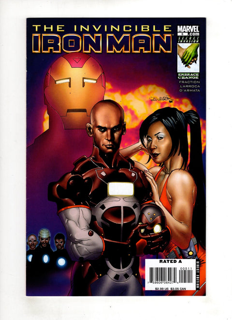 Invincible Iron Man, Vol. 1 #5 (Cvr A) (2008) Salvador Larroca A Salvador Larroca Buy & Sell Comics Online Comic Shop Toronto Canada