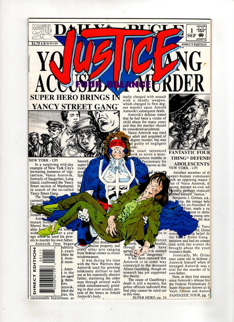 Justice: Four Balance #1 (1994) Buy & Sell Comics Online Comic Shop Toronto Canada