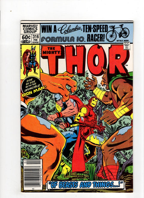 Thor, Vol. 1 #316 (1981) Newsstand Edition Newsstand Edition Buy & Sell Comics Online Comic Shop Toronto Canada