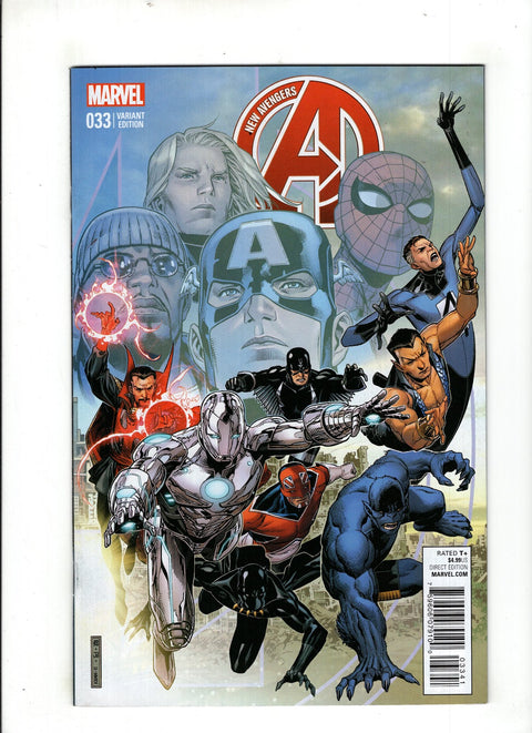 New Avengers, Vol. 3 #33 (Cvr D) (2015) Jim Cheung End of an Era Connecting D Jim Cheung End of an Era Connecting Buy & Sell Comics Online Comic Shop Toronto Canada