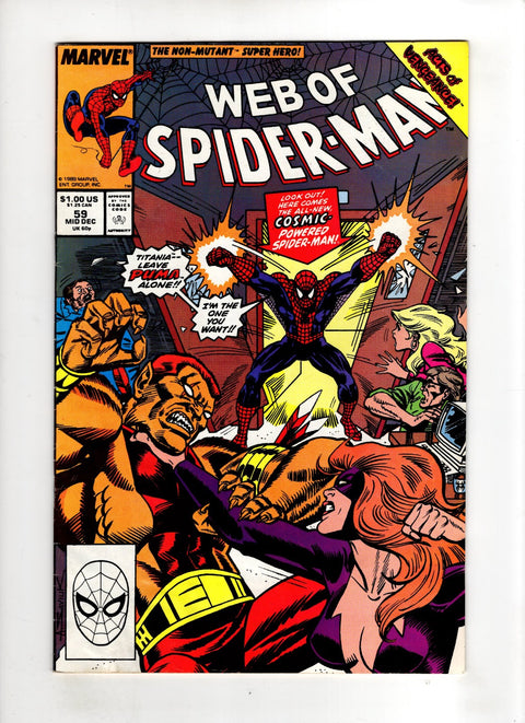 Web of Spider-Man, Vol. 1 #59 (1989) Buy & Sell Comics Online Comic Shop Toronto Canada