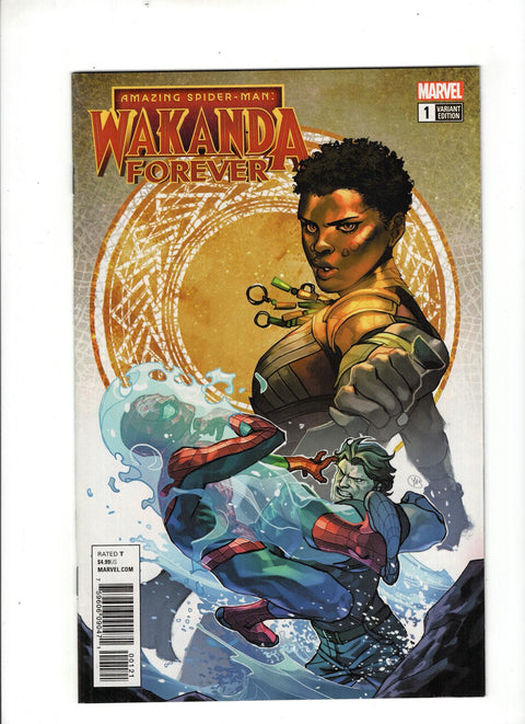 Wakanda Forever: Amazing Spider-Man #1 (Cvr B) (2018) Yasmine Putri Connecting Variant B Yasmine Putri Connecting Variant Buy & Sell Comics Online Comic Shop Toronto Canada