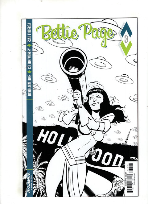 Bettie Page #3 (Cvr D) (2017) 1:10 Scott Chantler B&W D 1:10 Scott Chantler B&W Buy & Sell Comics Online Comic Shop Toronto Canada