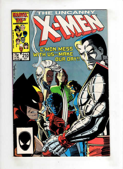 Uncanny X-Men, Vol. 1 #210 (1986) Buy & Sell Comics Online Comic Shop Toronto Canada