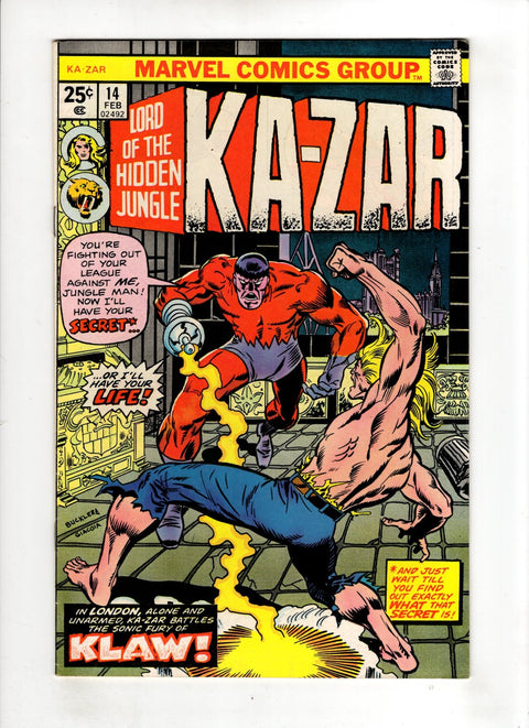 Ka-Zar, Vol. 2 #14 (1975) Buy & Sell Comics Online Comic Shop Toronto Canada