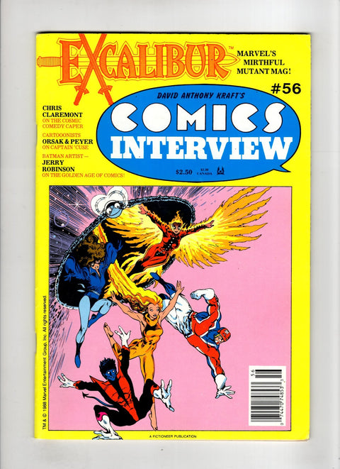 David Anthony Kraft's Comics Interview #56 (1988) Buy & Sell Comics Online Comic Shop Toronto Canada