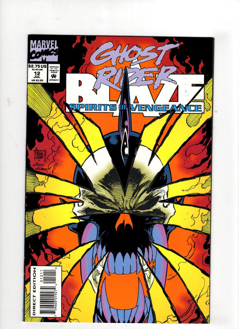 Ghost Rider / Blaze: Spirits of Vengeance #12 (1993) Buy & Sell Comics Online Comic Shop Toronto Canada