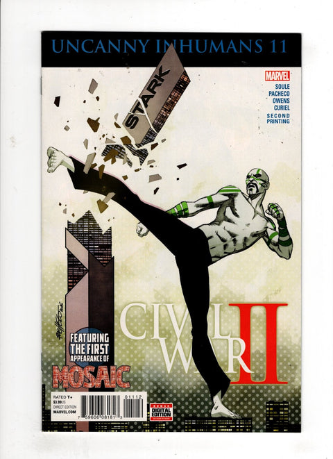 The Uncanny Inhumans #11 (2016) Carlos Pacheco 2nd Printing Variant Carlos Pacheco 2nd Printing Variant Buy & Sell Comics Online Comic Shop Toronto Canada