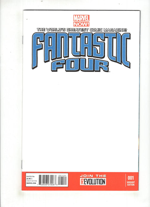 Fantastic Four, Vol. 4 #1 (Cvr B) (2012) Blank Variant B Blank Variant Buy & Sell Comics Online Comic Shop Toronto Canada