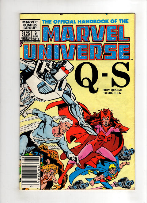Official Handbook of the Marvel Universe, Vol. 1 #9 (Cvr C) (1983) Canadian Price Variant C Canadian Price Variant Buy & Sell Comics Online Comic Shop Toronto Canada