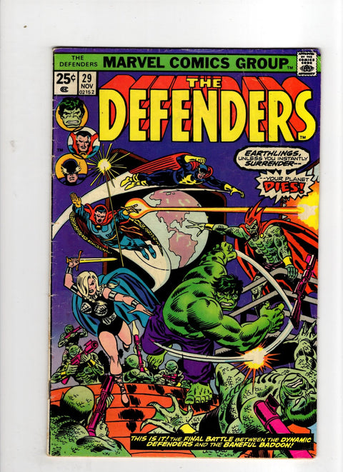 The Defenders, Vol. 1 #29 (1975) Buy & Sell Comics Online Comic Shop Toronto Canada