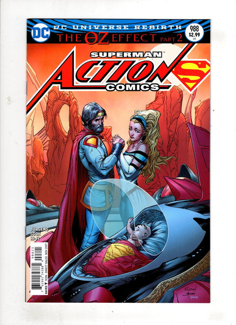 Action Comics, Vol. 3 #988 (Cvr B) (2017) Robinson Rocha Non-Lenticular Variant B Robinson Rocha Non-Lenticular Variant Buy & Sell Comics Online Comic Shop Toronto Canada