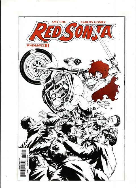 Red Sonja, Vol. 4 (Dynamite Entertainment) #3 (Cvr J) (2017) Incentive Mike McKone Spot Color J Incentive Mike McKone Spot Color Buy & Sell Comics Online Comic Shop Toronto Canada