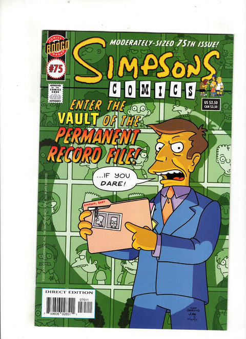 Simpsons Comics #75 (2002) Buy & Sell Comics Online Comic Shop Toronto Canada
