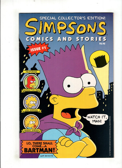 Simpsons Comics and Stories #1 (1993) Buy & Sell Comics Online Comic Shop Toronto Canada