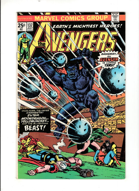 The Avengers, Vol. 1 #137 (1975) Buy & Sell Comics Online Comic Shop Toronto Canada