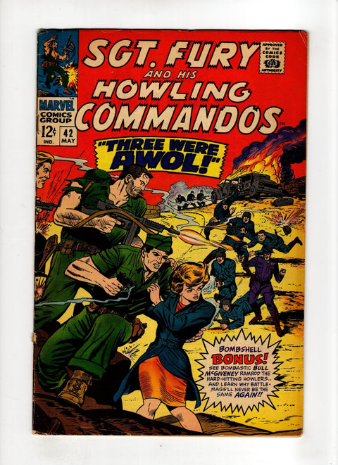 Sgt. Fury and His Howling Commandos #42 (1967) Buy & Sell Comics Online Comic Shop Toronto Canada
