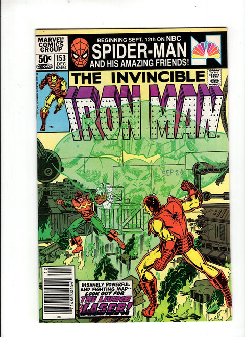 Iron Man, Vol. 1 #153 (1981) Newsstand Edition Newsstand Edition Buy & Sell Comics Online Comic Shop Toronto Canada