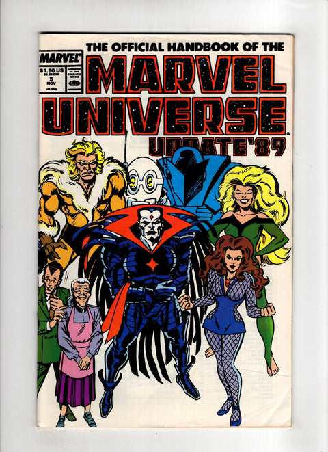 The Official Handbook of the Marvel Universe: Update '89 #5 (1989) Buy & Sell Comics Online Comic Shop Toronto Canada