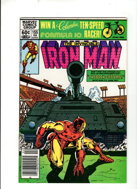 Iron Man, Vol. 1 #155 (1982) Newsstand Edition Newsstand Edition Buy & Sell Comics Online Comic Shop Toronto Canada