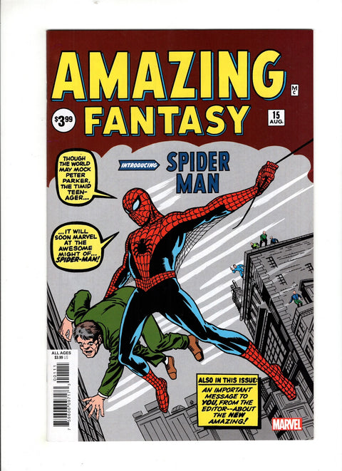 Amazing Fantasy, Vol. 1 #15 (2019) Facsimile Edition Facsimile Edition Buy & Sell Comics Online Comic Shop Toronto Canada