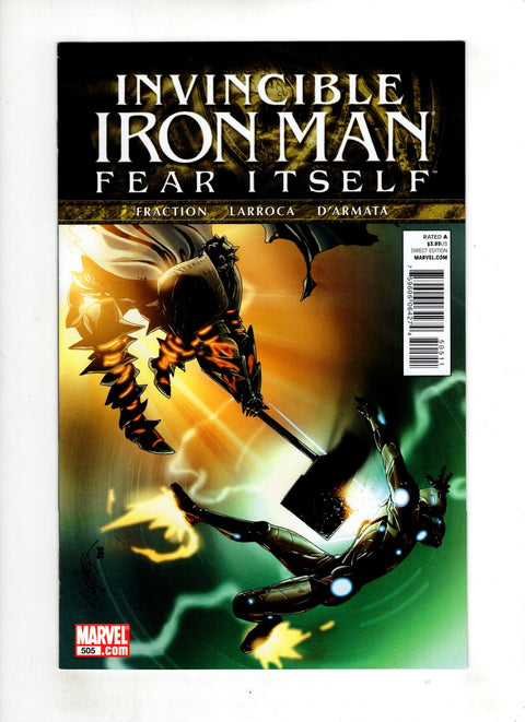 Invincible Iron Man, Vol. 1 #505 (Cvr A) (2011) Salvador Larroca A Salvador Larroca Buy & Sell Comics Online Comic Shop Toronto Canada