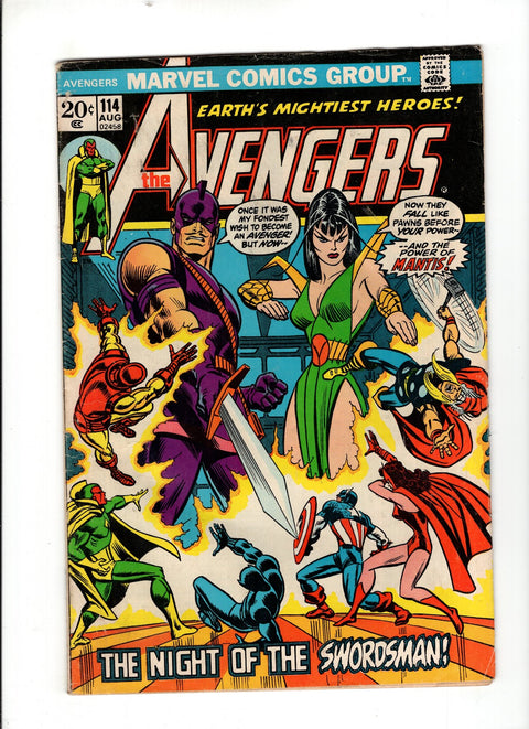 The Avengers, Vol. 1 #114 (1973) Buy & Sell Comics Online Comic Shop Toronto Canada